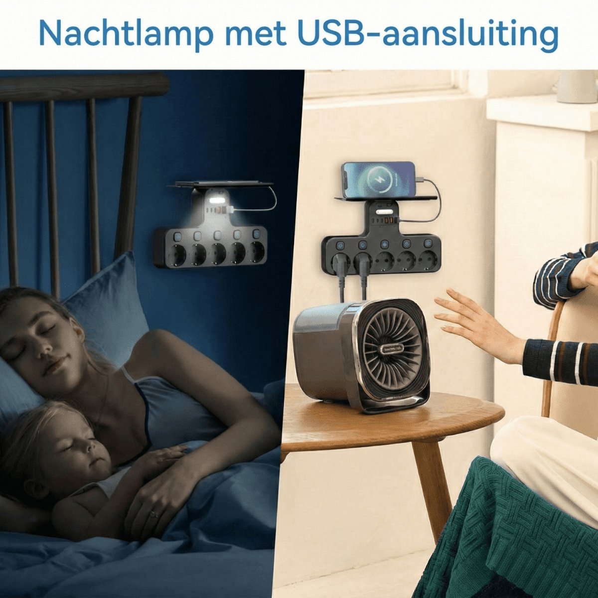 VoltDock™ – Slimme stekkerdoos met USB-C