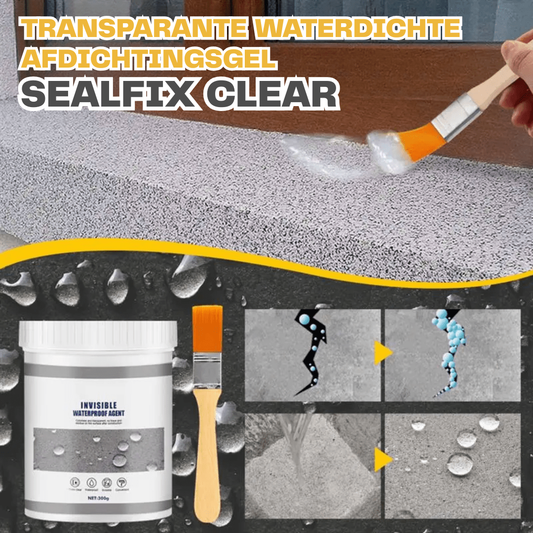 Transparante Waterdichte Afdichtingsgel – SEALFIX CLEAR