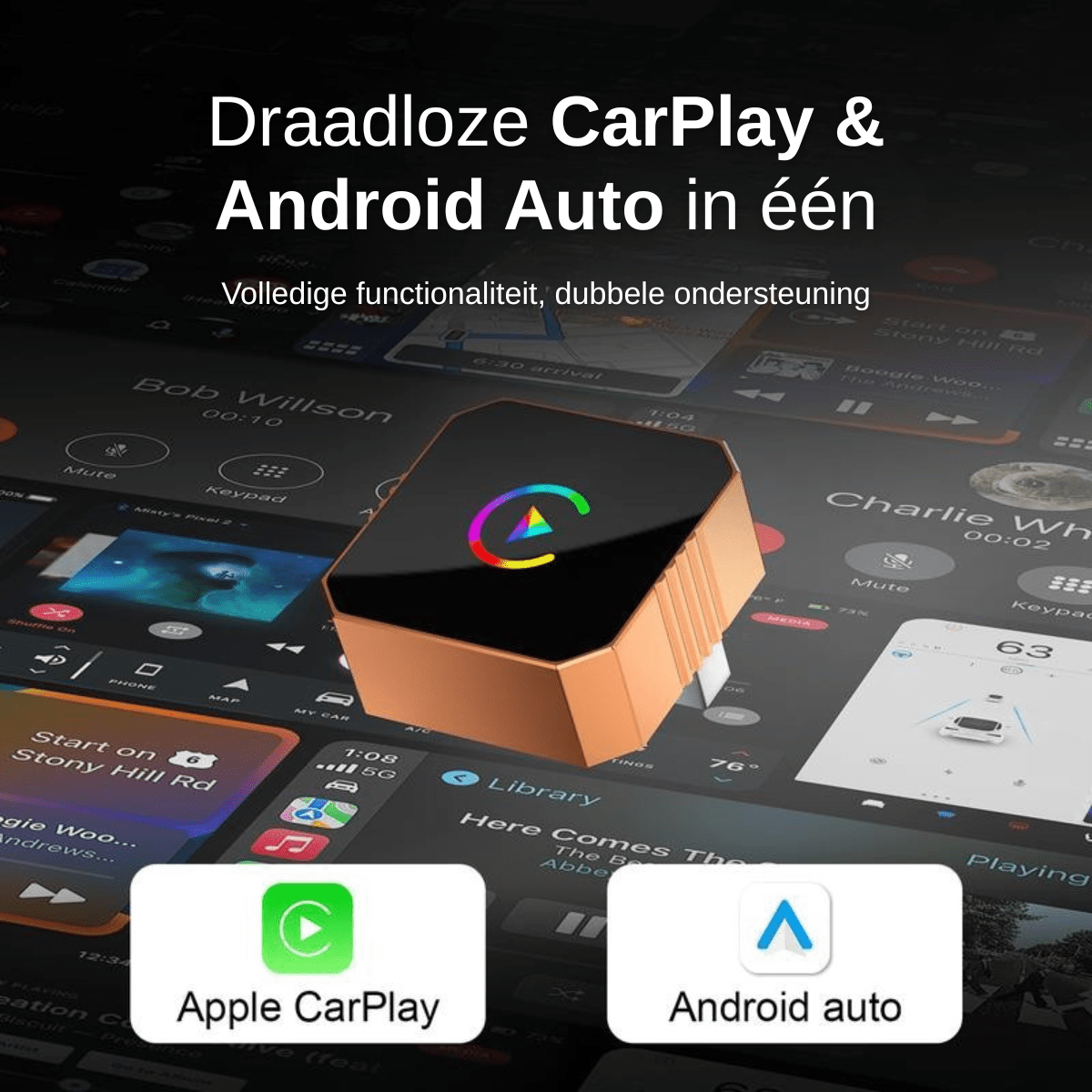 AirLink™ – Draadloze CarPlay & Android Auto Adapter
