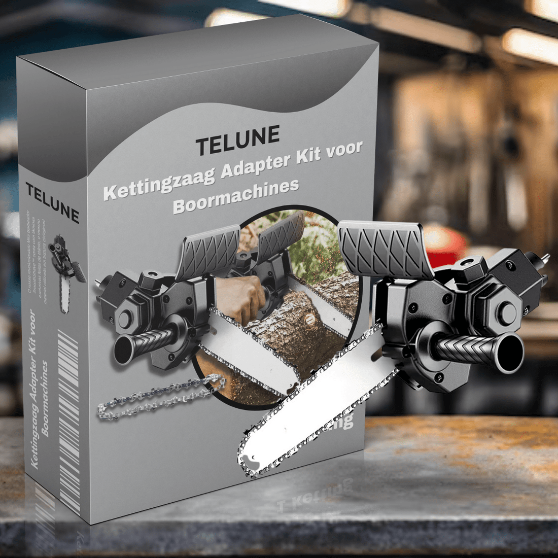 Kettingzaag Adapter Kit voor Boormachines