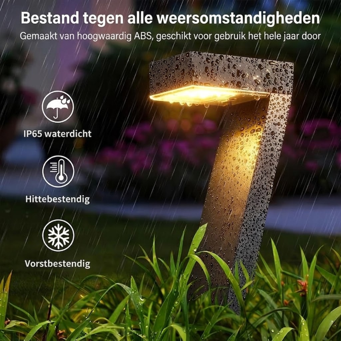 LumaPath™ – Solar tuinlamp met modern lichtdesign