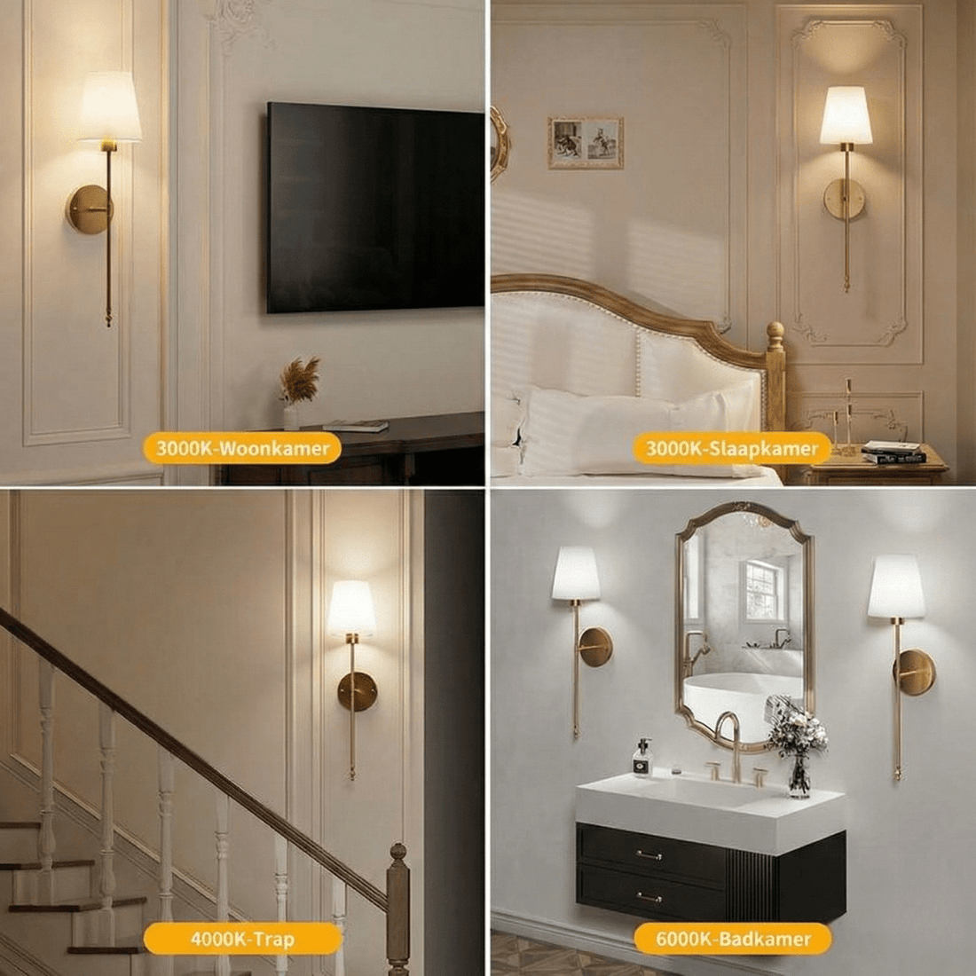 LumiWall™ – Draadloze Design Wandlamp