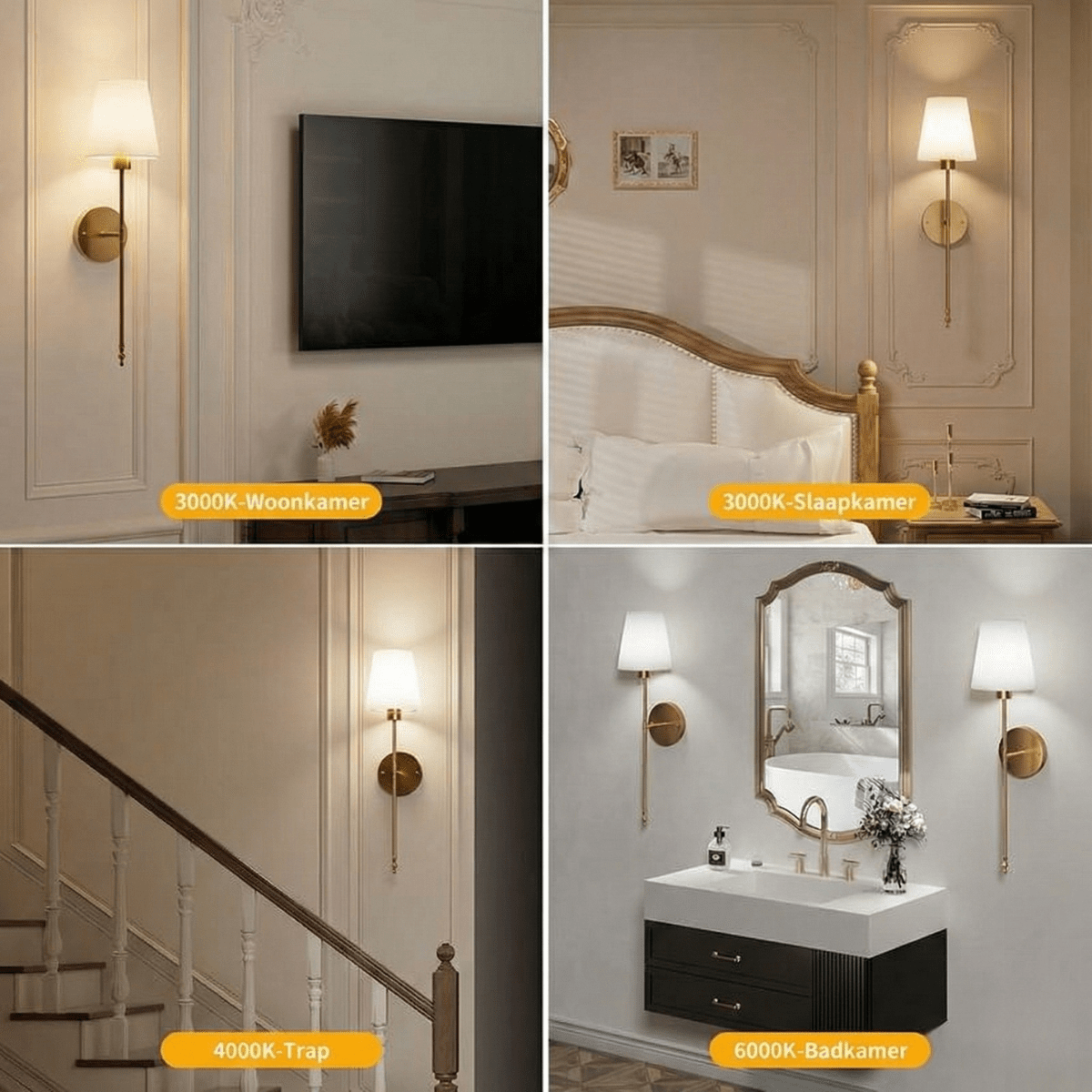 LumiWall™ – Draadloze Design Wandlamp