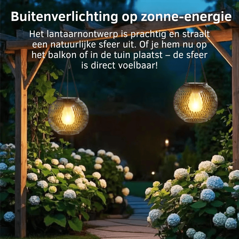 LumaGlow™ – Solar Hanglamp voor Buiten