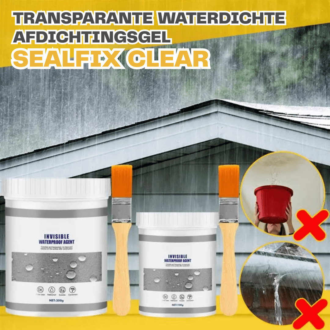 Transparante Waterdichte Afdichtingsgel – SEALFIX CLEAR