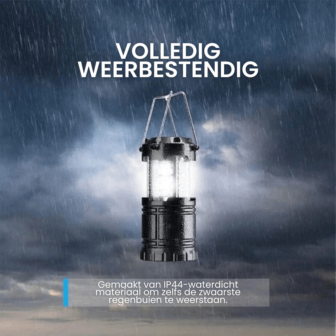 Draagbare LED-Campinglamp met Ventilator