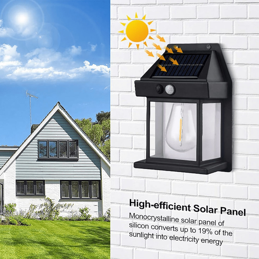 Veluna™ – Solar Wandlamp voor Buiten