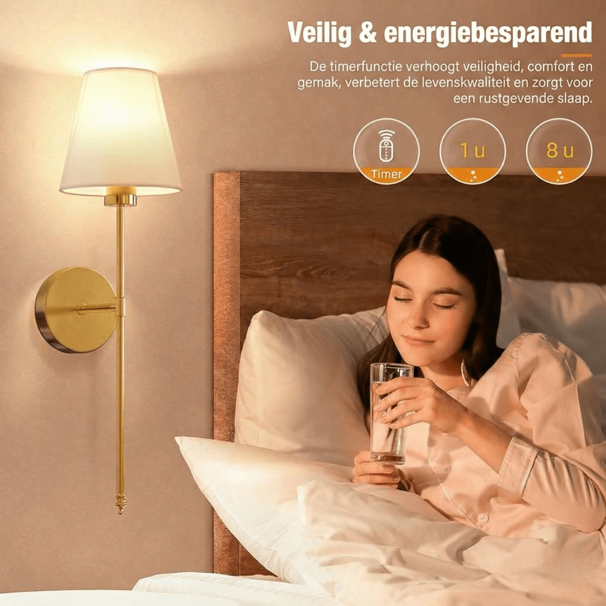 LumiWall™ – Draadloze Design Wandlamp