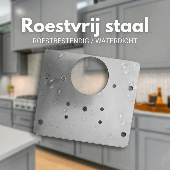 Reparatieplaat voor deurscharnier