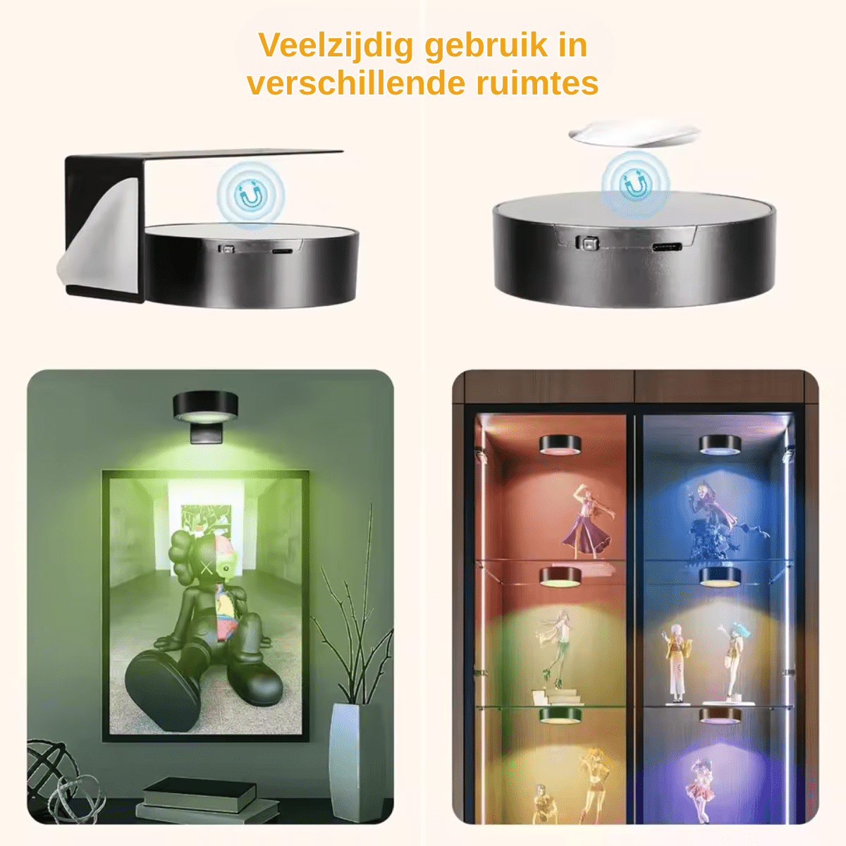 LumiArt™ – Draadloze Schilderij- & Wandlamp