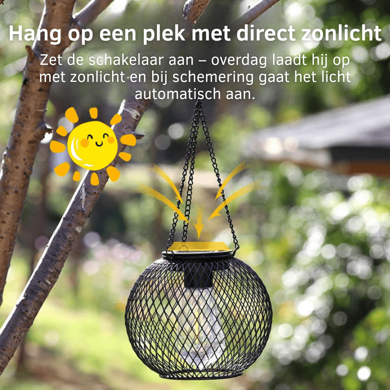 LumaGlow™ – Solar Hanglamp voor Buiten