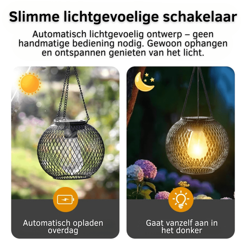 LumaGlow™ – Solar Hanglamp voor Buiten
