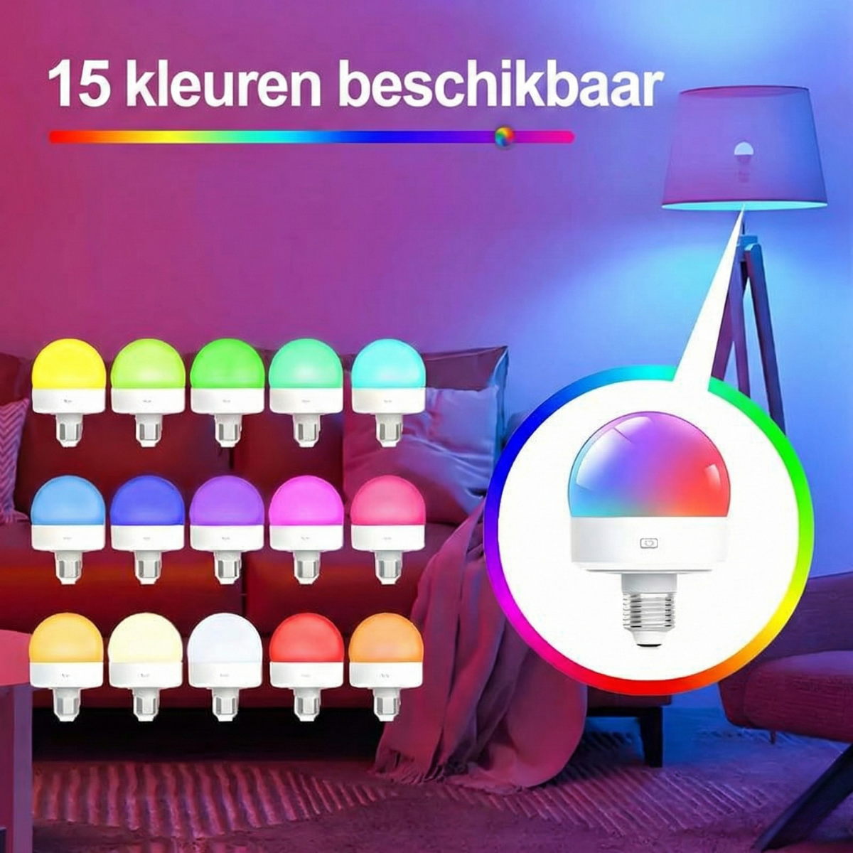 LumiWall™ – Draadloze Design Wandlamp
