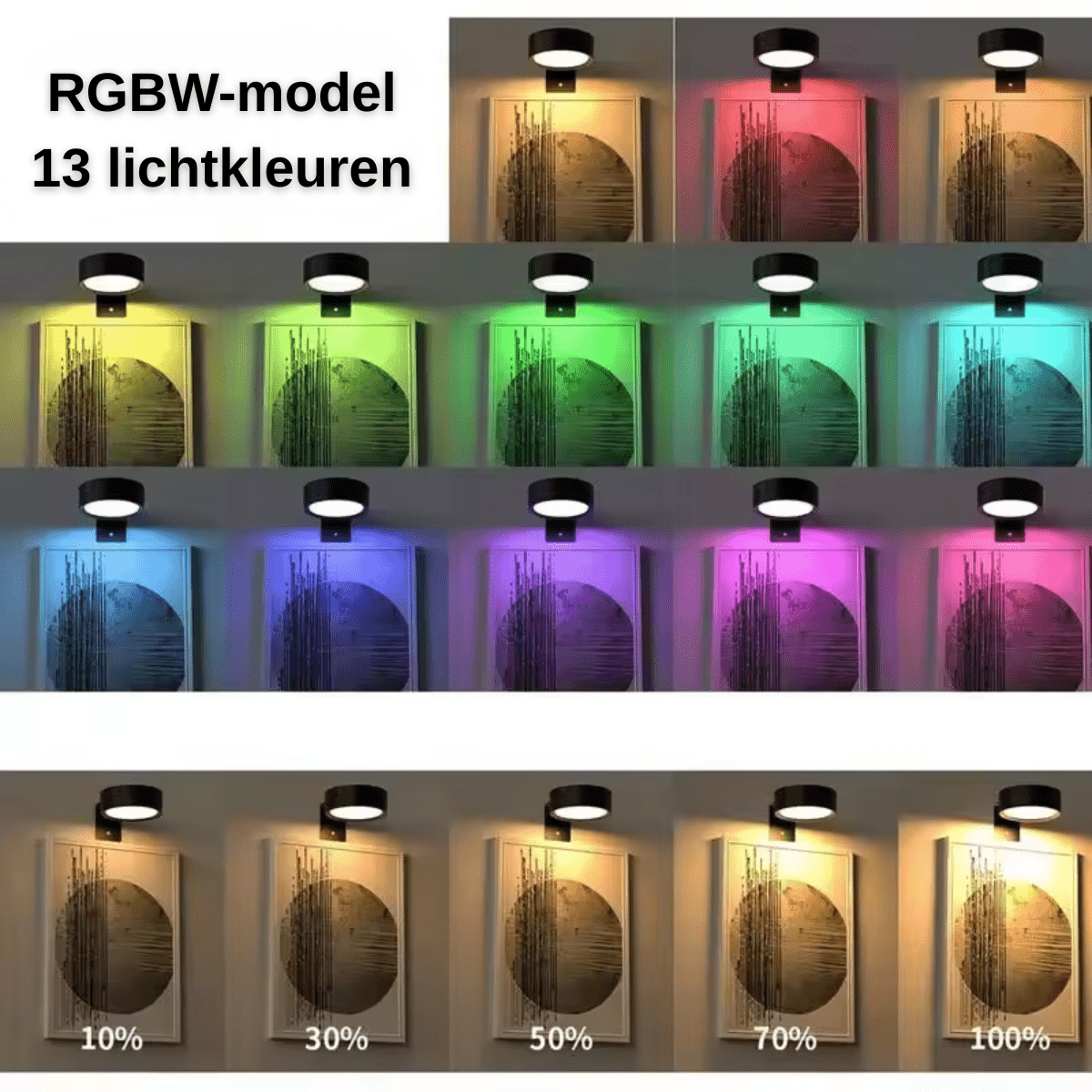 LumiArt™ – Draadloze Schilderij- & Wandlamp