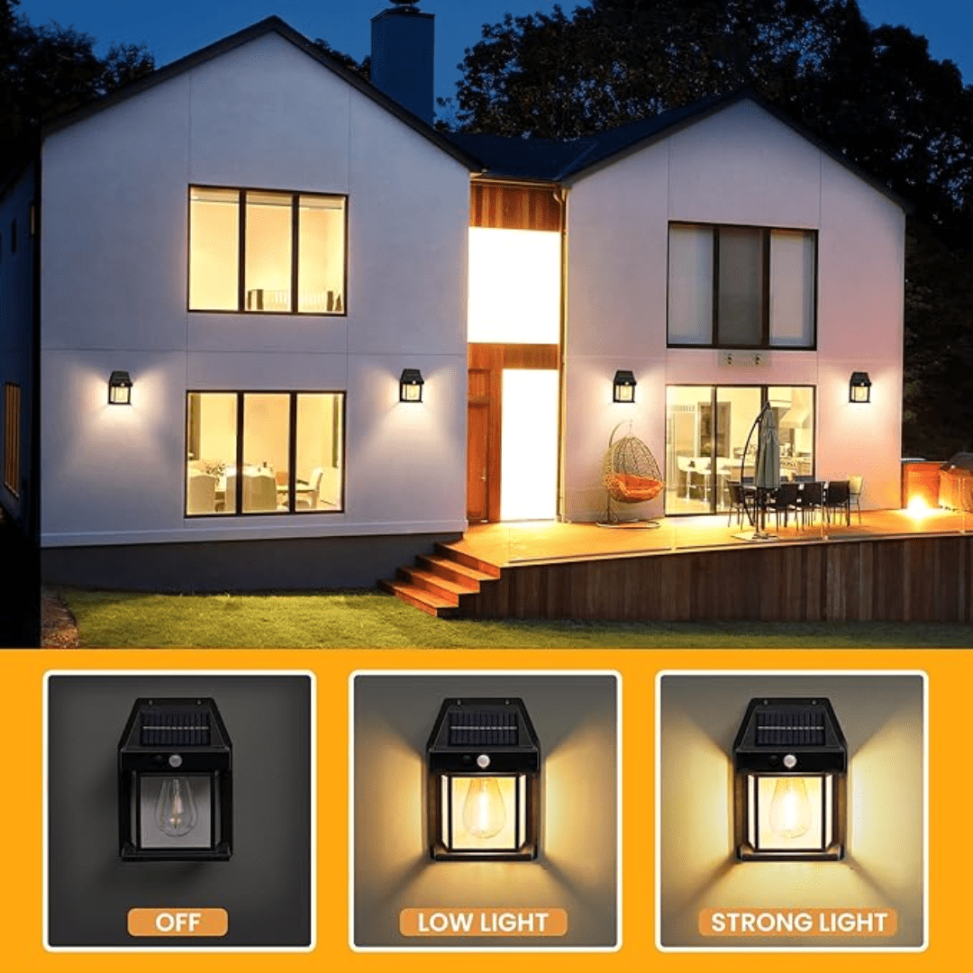 Veluna™ – Solar Wandlamp voor Buiten