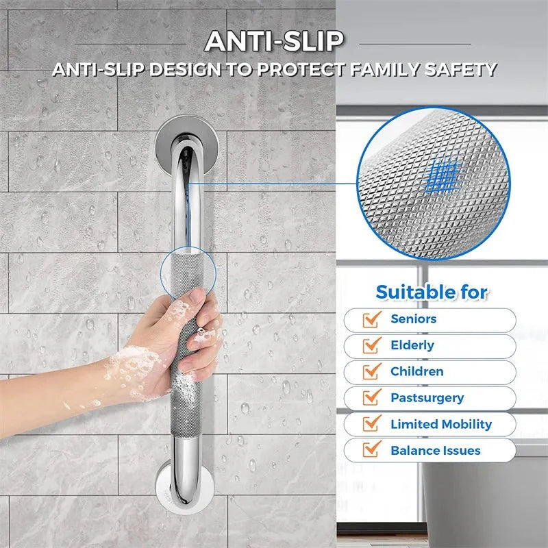 SafeGrip RVS Douchebeugel