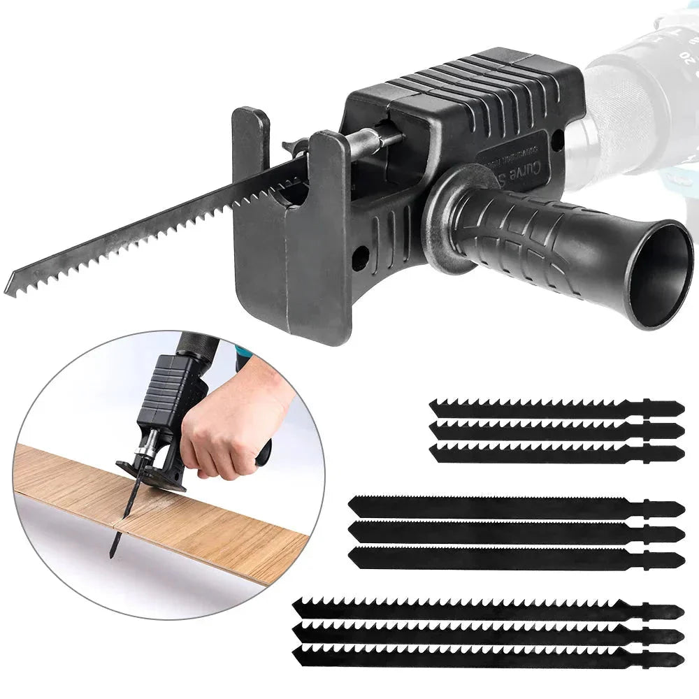 Reciprozaag Adapter Kit voor Boormachines