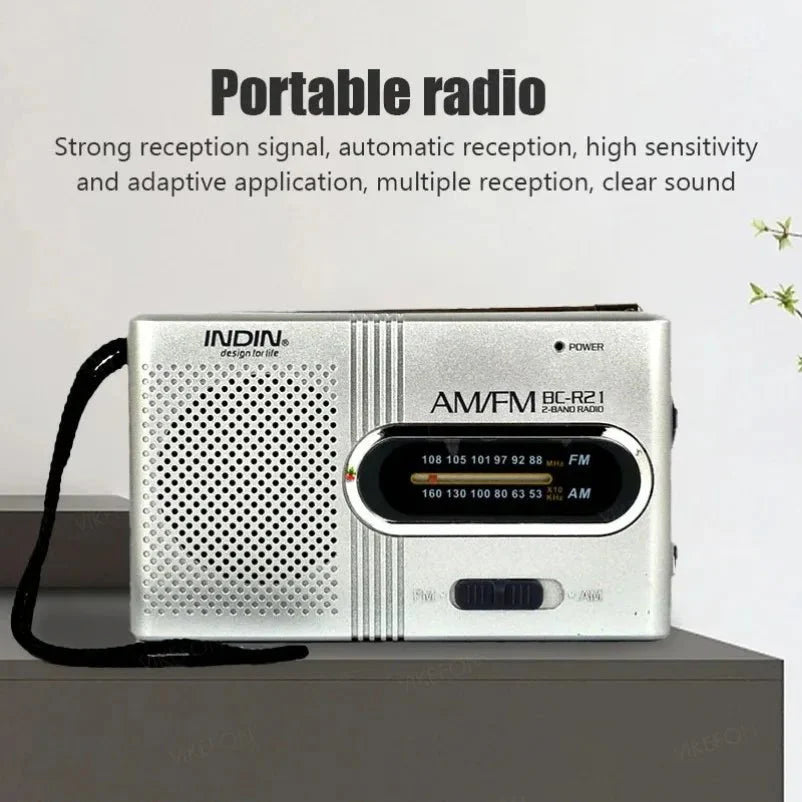 NotRadio™ – Draagbare AM/FM Noodradio op Batterijen
