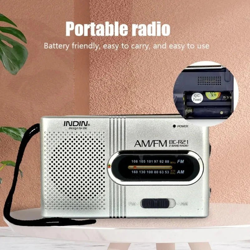 NotRadio™ – Draagbare AM/FM Noodradio op Batterijen