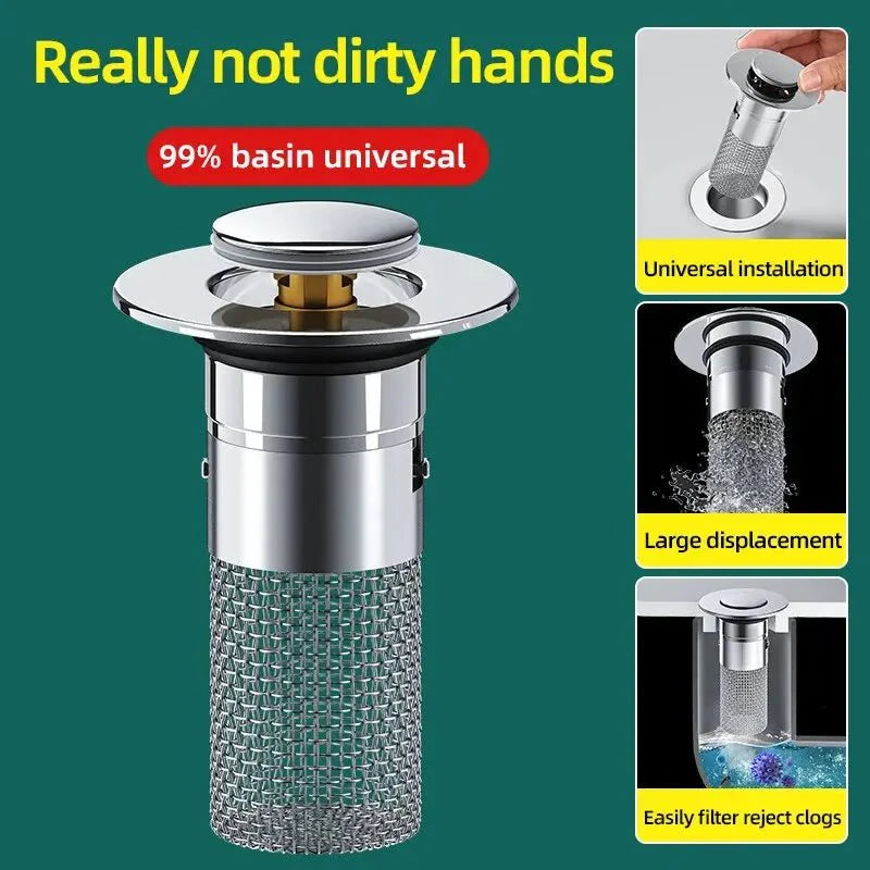 Drainix™ – Universele Wastafelstop