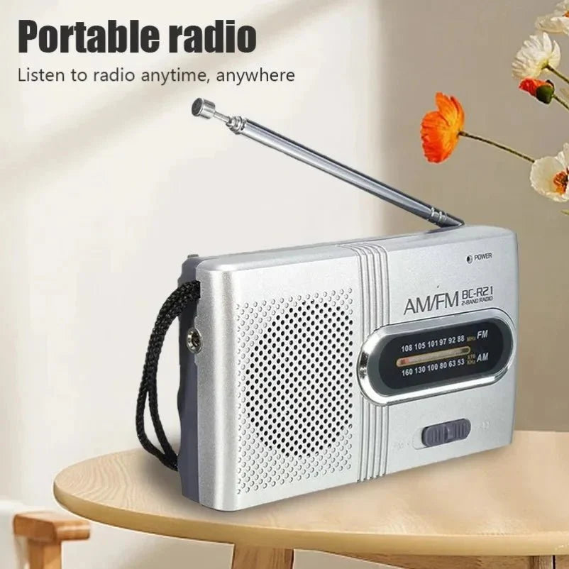 NotRadio™ – Draagbare AM/FM Noodradio op Batterijen