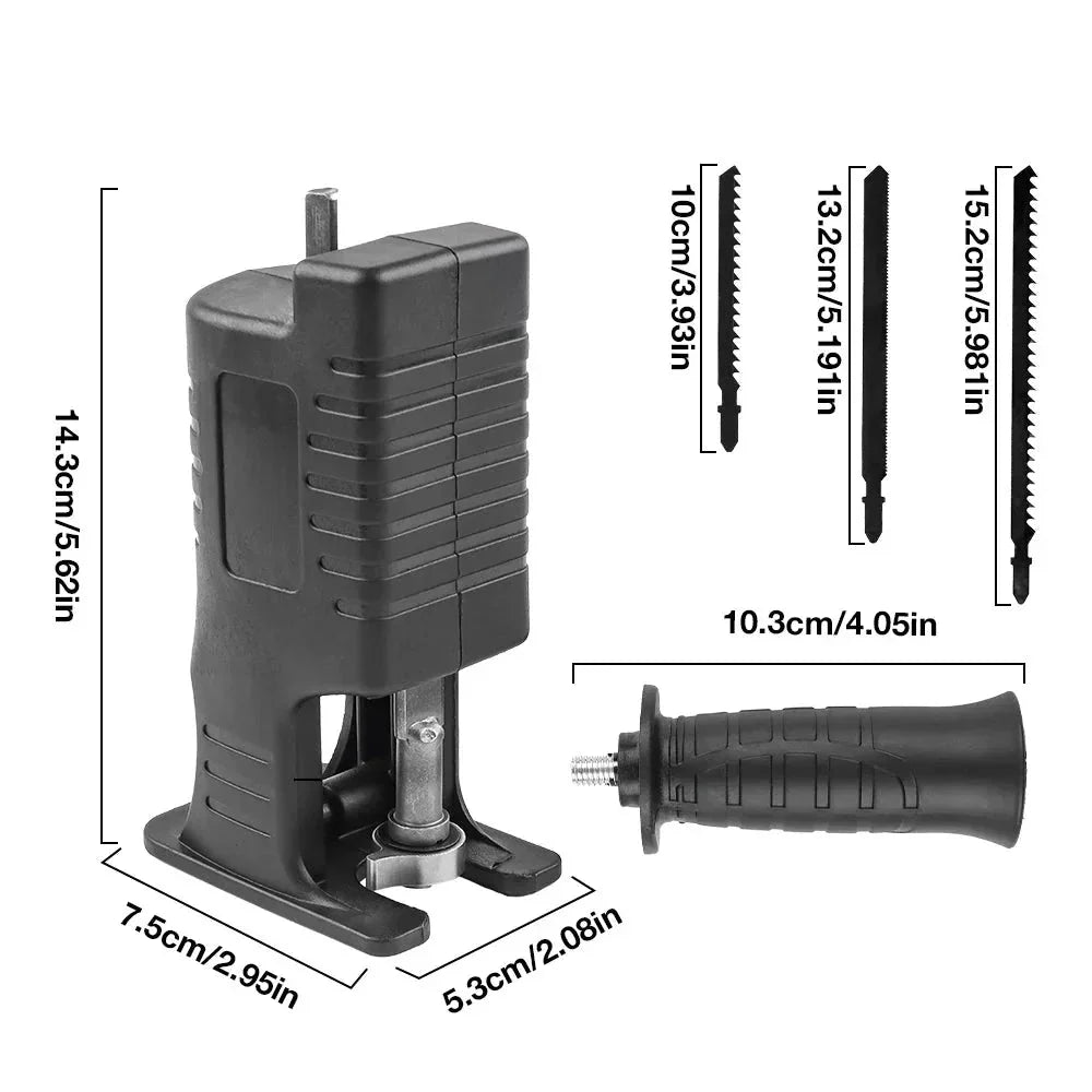 Reciprozaag Adapter Kit voor Boormachines
