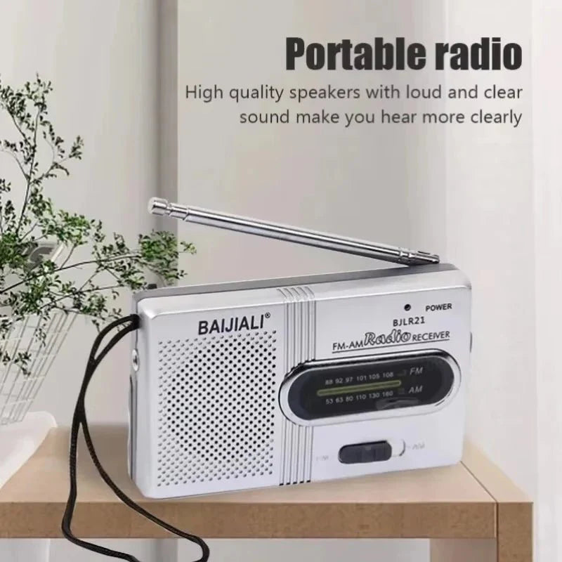 NotRadio™ – Draagbare AM/FM Noodradio op Batterijen