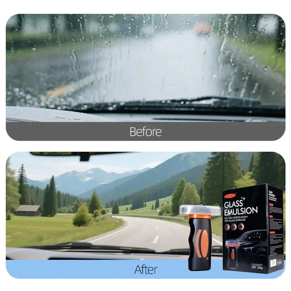 ClearView™ – Olie-film Verwijderaar voor Autoglas