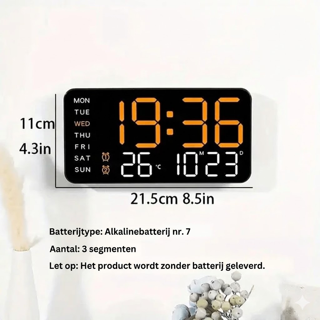 TimeGlow™ – LED Digitale Klok