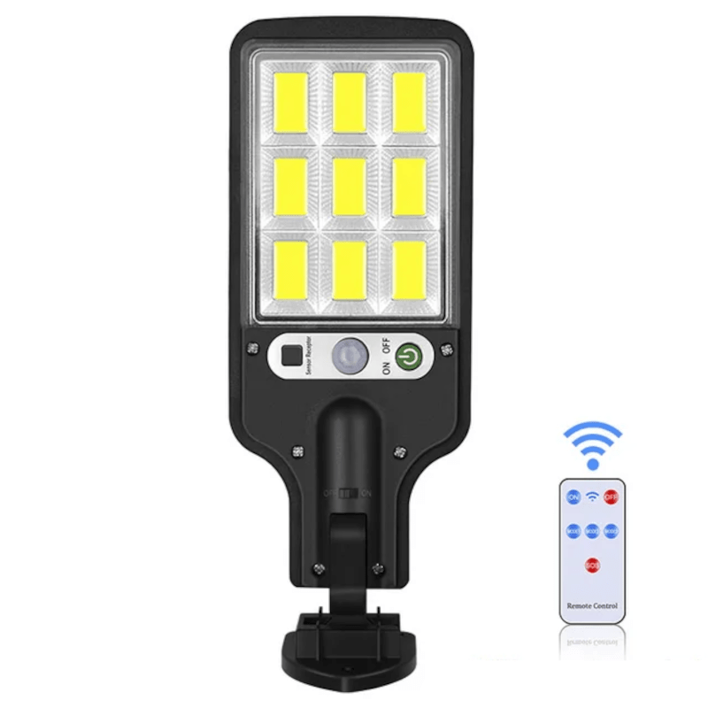 Solar-LED-schijnwerper met bewegingssensor