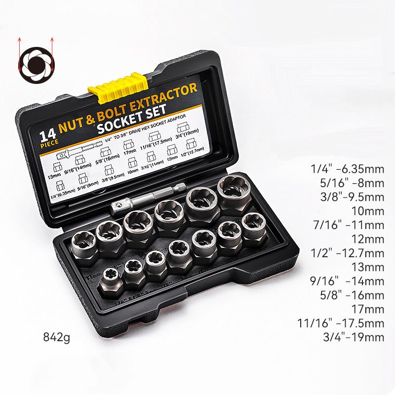 BoltXtract™ – Schroefverwijderaar - Set - Telune